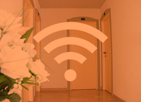 Wi-fi free<br>throughout the Hotel